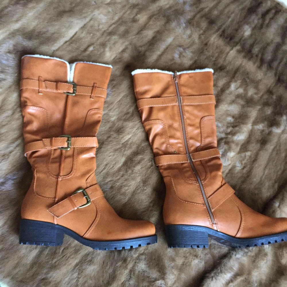 Bamboo capture chestnut boots